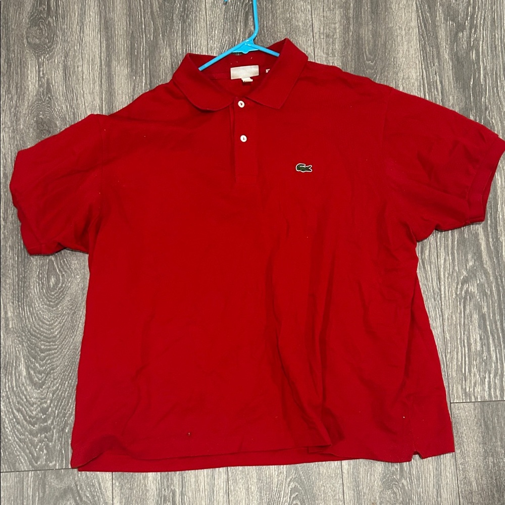 Lacoste Men's Vibrant Red Polo Shirt